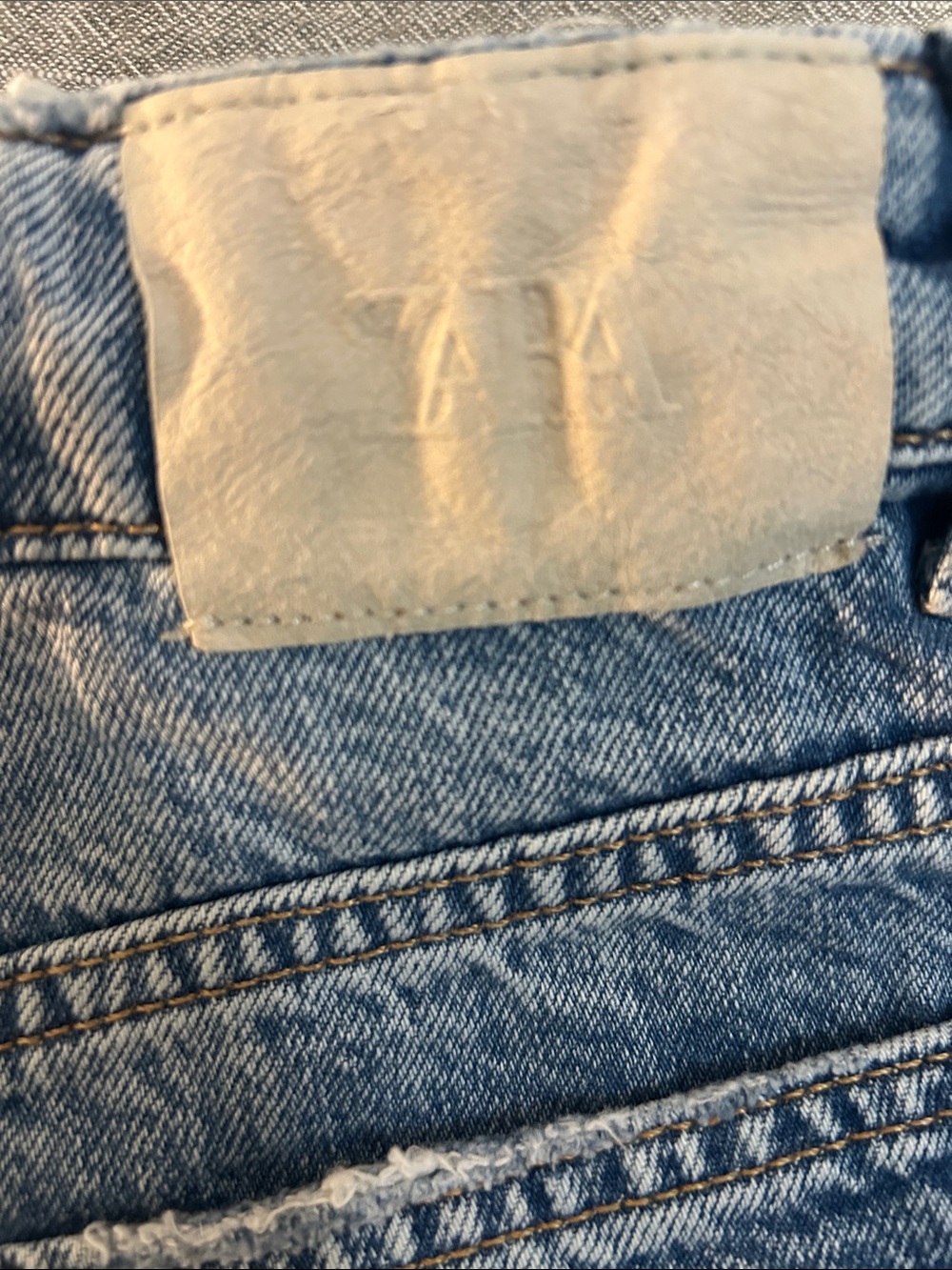 Zara Girls Kids Wide-Leg Denim Jeans in Blue - back to school - size 11/12 - Picture 5 of 8
